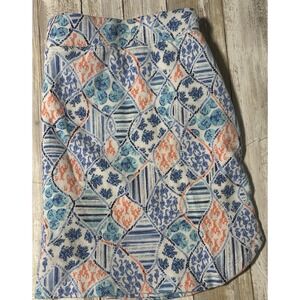 NWT Crown‎ & Ivy Women's White Essential Athleisure Sea Life Golf Skort Size XL